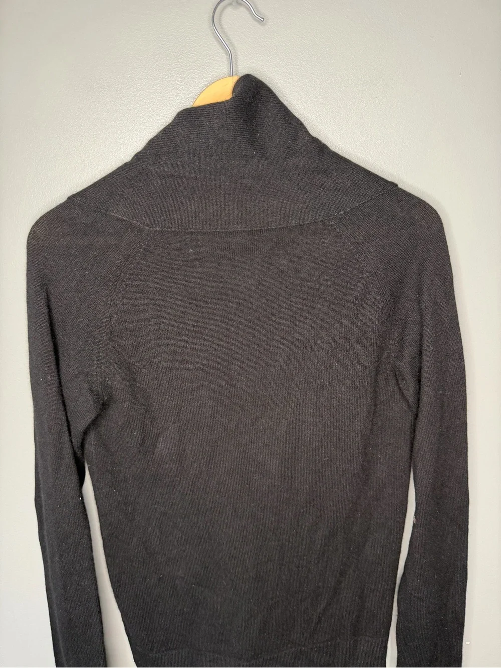 J. Crew Gustoso 100% Cashmere Shawl Collar Sweater